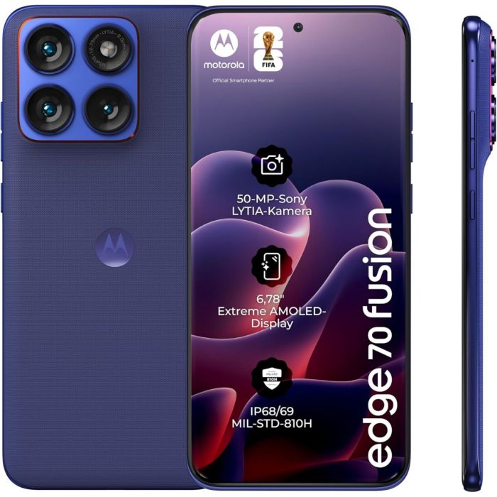 Motorola Edge 70 Fusion 5G 8GB Ram 256GB Dual Sim Orient Blue Europa