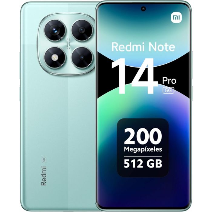 Xiaomi Redmi Note 14 Pro 5G 8GB Ram 256GB Dual Sim Coral Green Global Version Brand