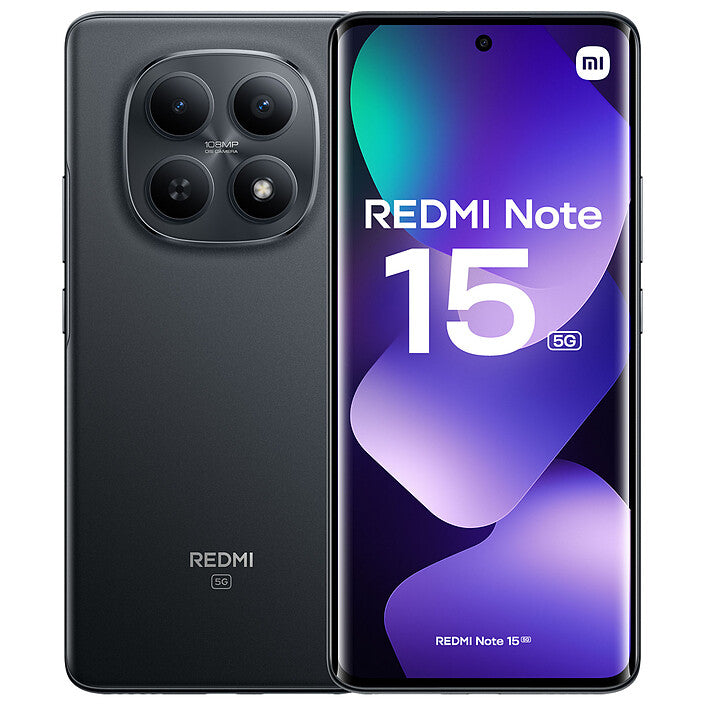 Xiaomi Redmi Note 15 5G 8GB Ram 256GB Dual Sim Black Global Version Brand