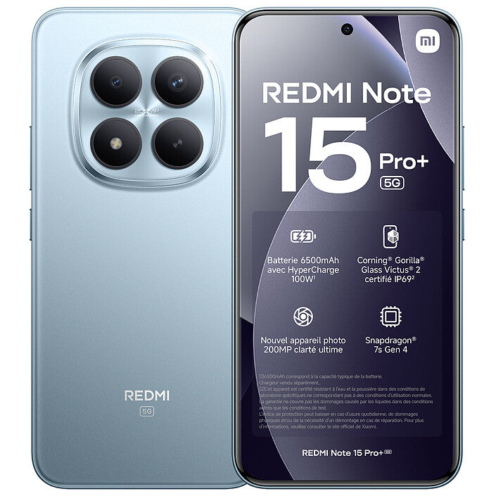 Xiaomi Redmi Note 15 Pro Plus 5G 8GB Ram 256GB Dual Sim Glacier Blue Global Version Brand