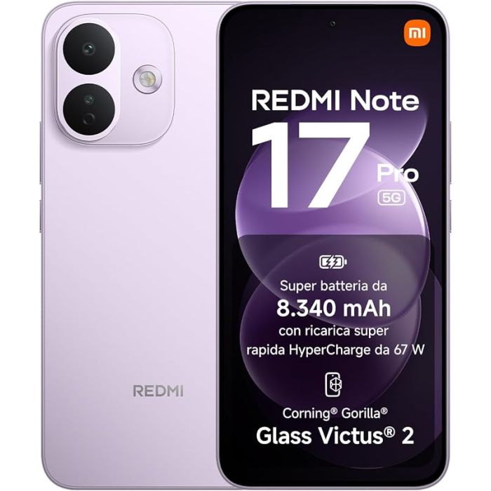 Xiaomi Redmi Note 17 Pro 5G 8GB Ram 512GB Dual Sim Purple Global Version Brand